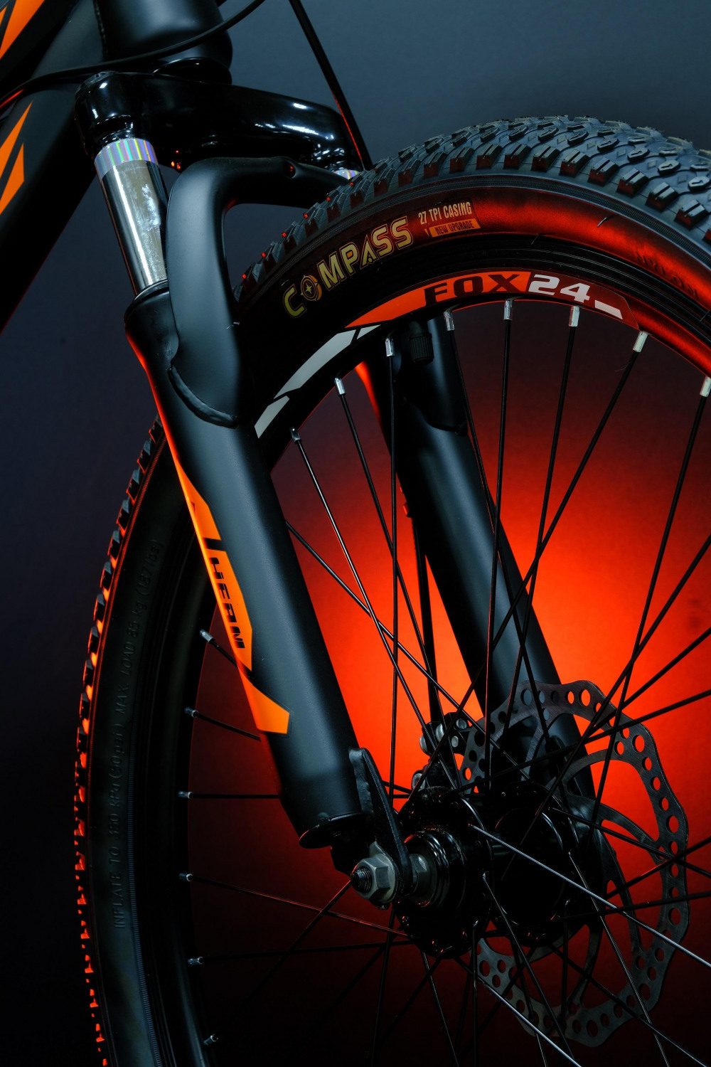 Heam FOX 24 Чёрный/Оранжевый