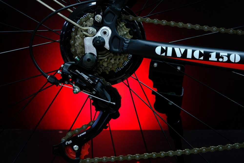 Lorak Civic 150 Матовый Чёрный рама 21 (на рост 183-190)