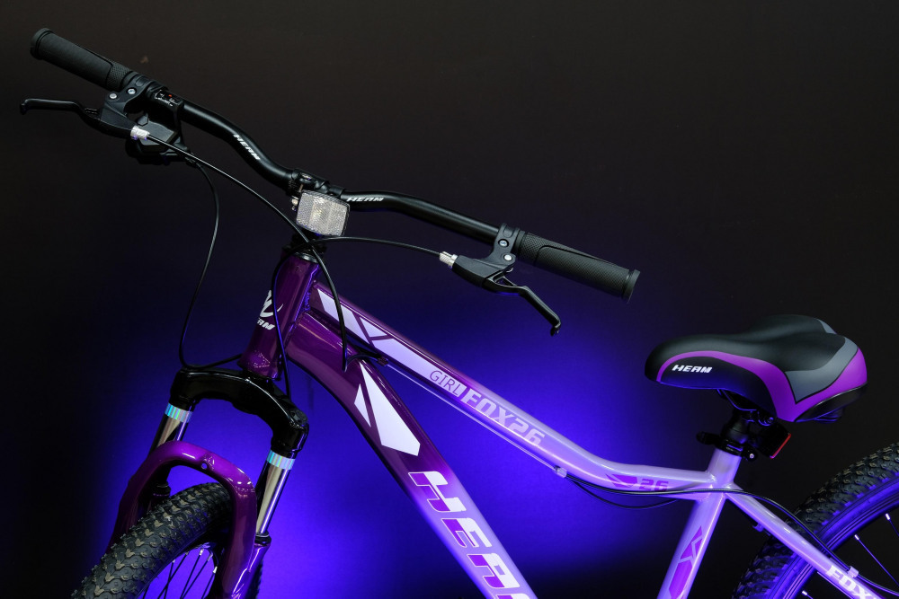 Heam FOX 26 Girl Серо/Фиолетовый рама 17 (на рост 155-173)